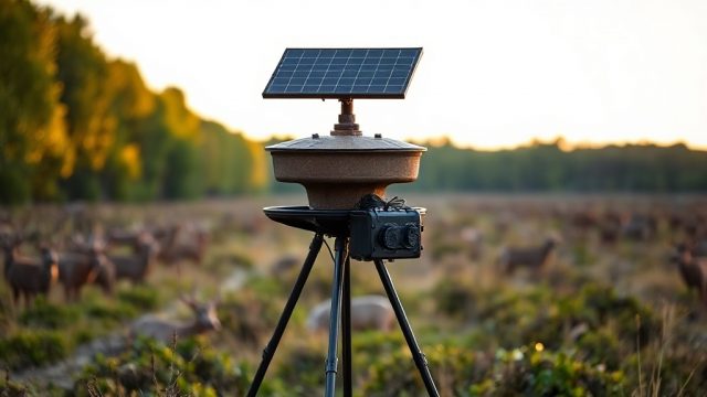 Solar Panel Upgrade for BuckGuide 300lb Spin-Cast Feeder