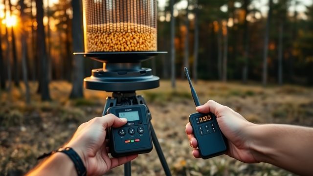 Remote Control Setup for BuckGuide 300lb Spin-Cast Feeder