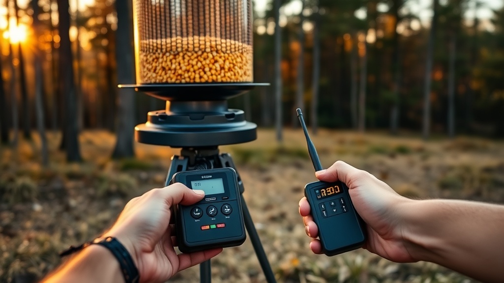 Remote Control Setup for BuckGuide 300lb Spin-Cast Feeder