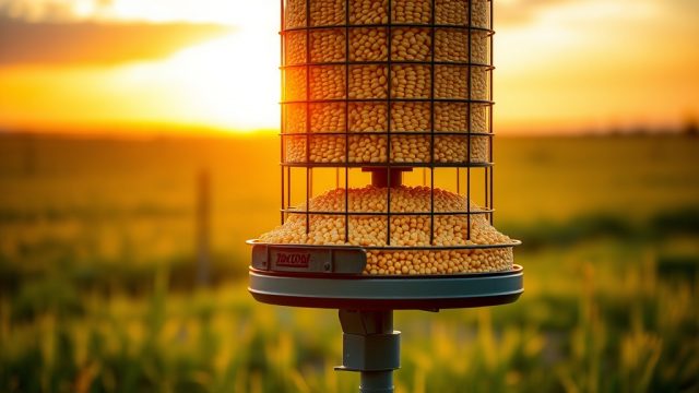 Mounting BuckGuide 300lb Spin-Cast Feeder on a T-Post