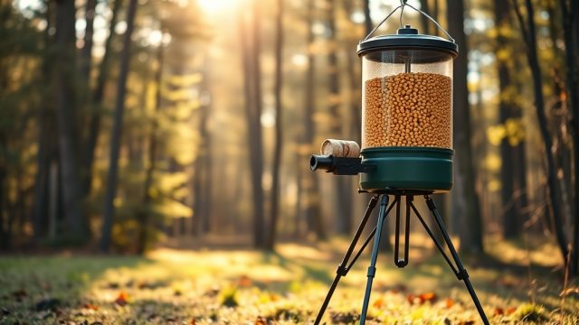 Mounting the Moultrie 30-Gallon Pro Hunter on a Tripod